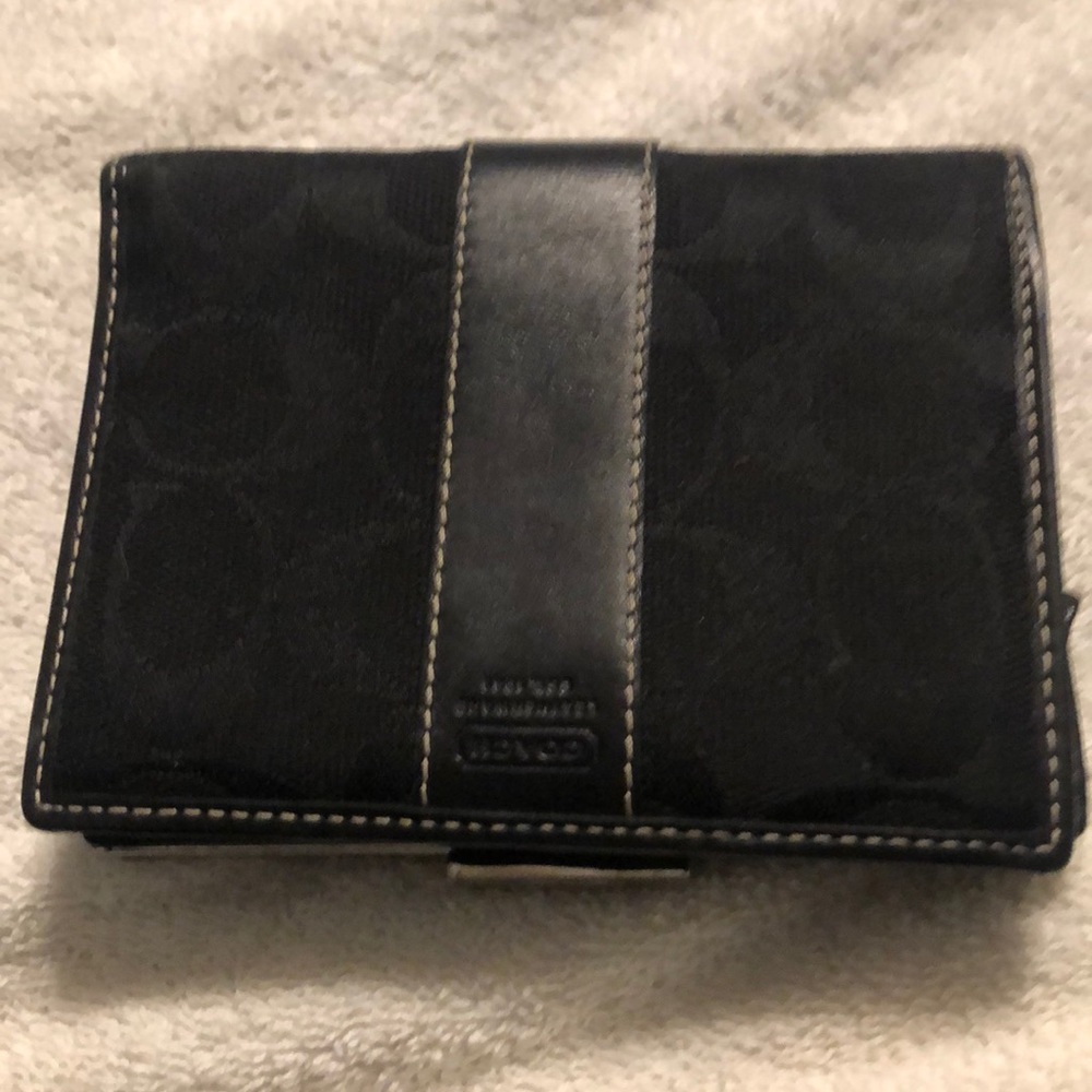 Black Coach Wallet